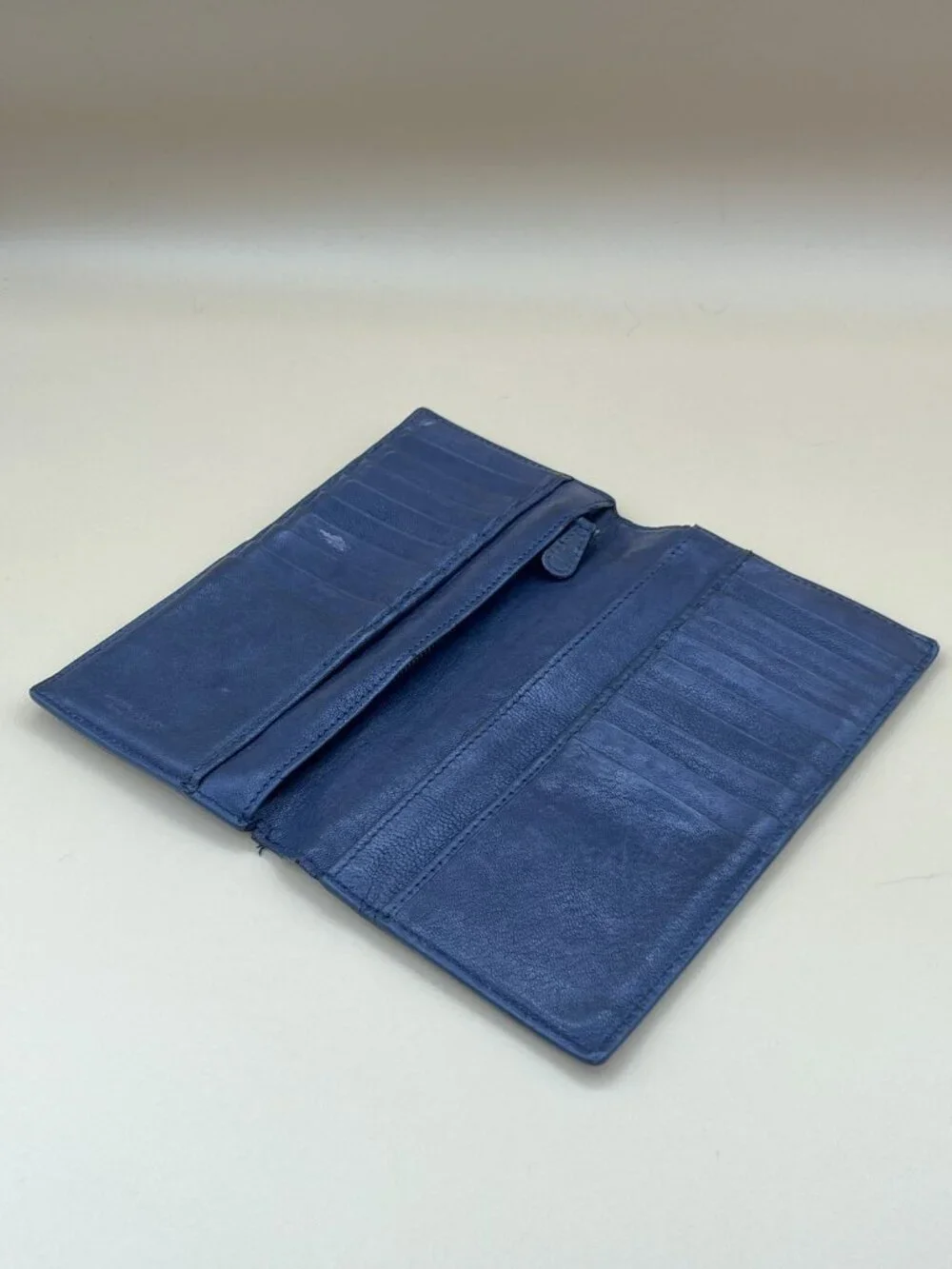 Bottega Veneta Black Intrecciato Woven Leather Long Bifold Wallet Originality
